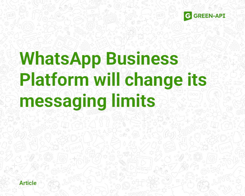 New messaging limits in WA