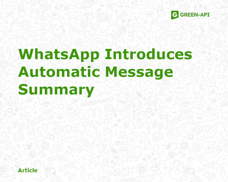 Message summary