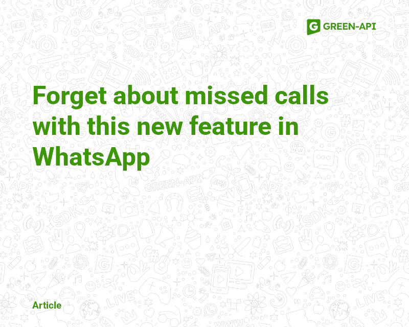 New features in WA